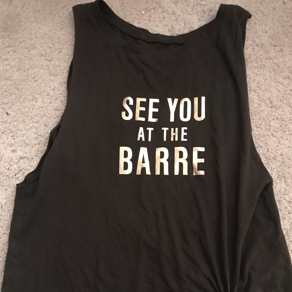 Emi Jay Dark Green Small Barre Tank